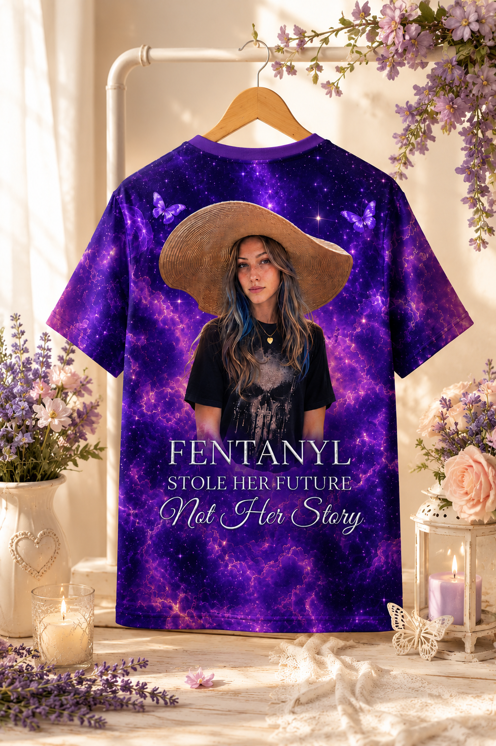Personalized Memorial Shirt with Photo, Custom All Over Print Memorial T-Shirt, Front & Back In Memory Shirt, Remembrance Gift