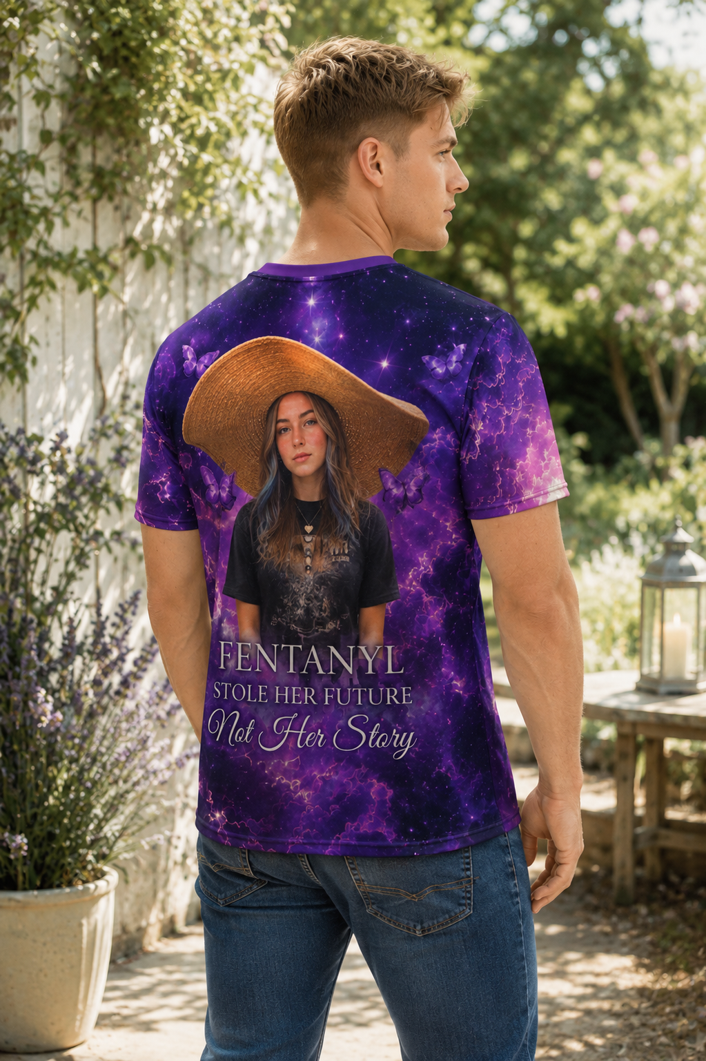 Personalized Memorial Shirt with Photo, Custom All Over Print Memorial T-Shirt, Front & Back In Memory Shirt, Remembrance Gift