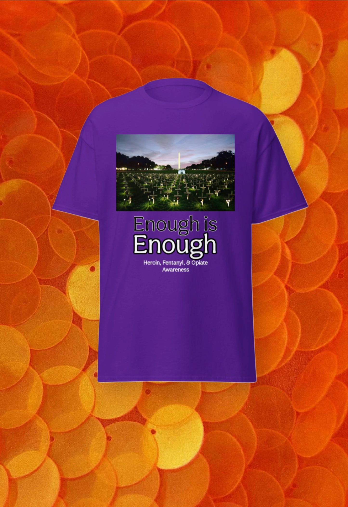 Enough is Enough @ Monument (front & back print) Unisex T-Shirt