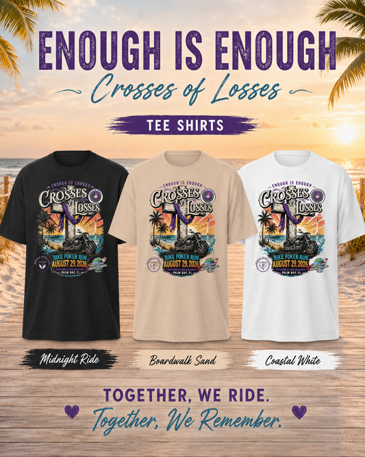 Crosses of Losses Bike Poker Run Shirt