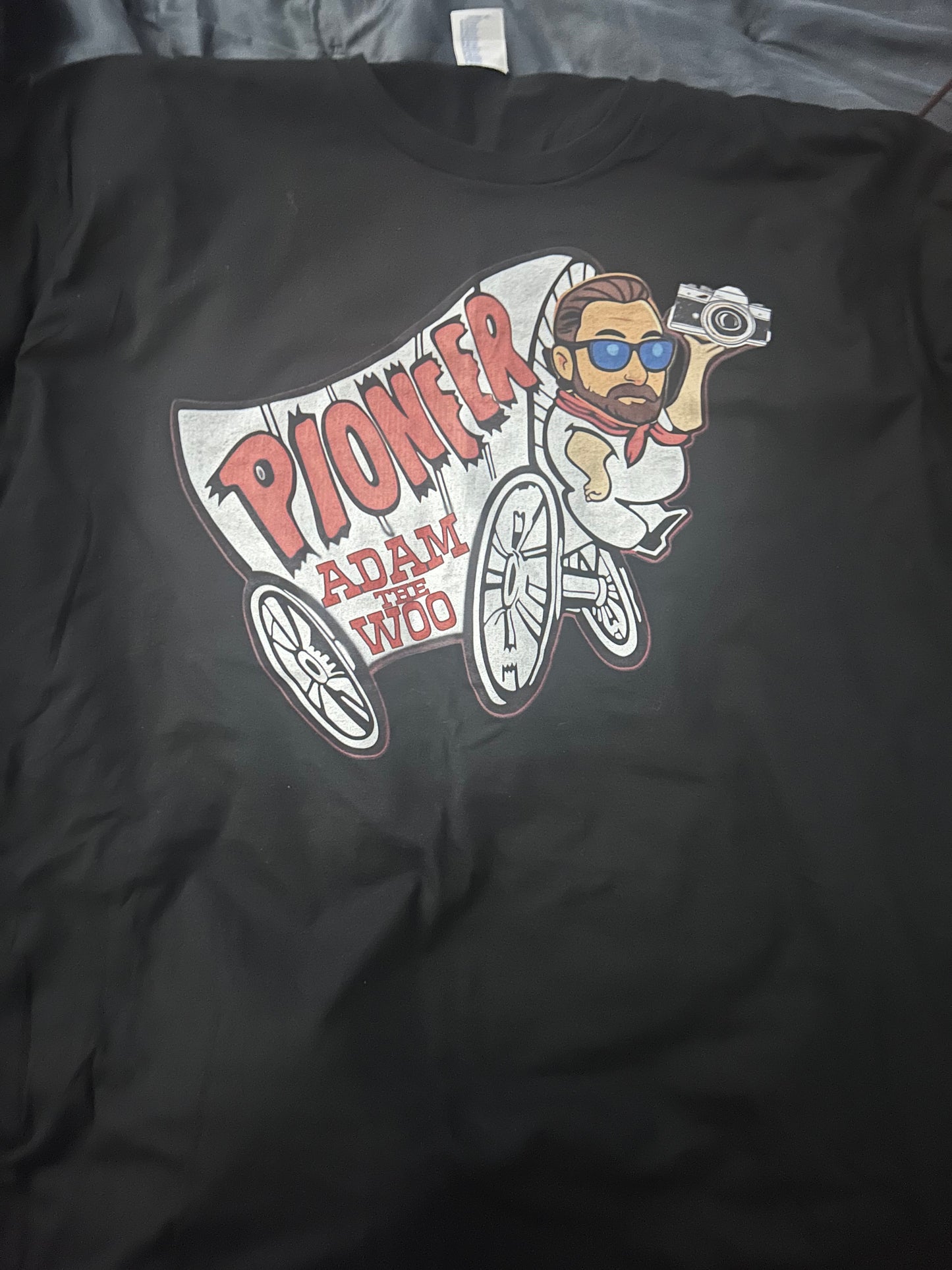 Adam the Woo Pioneer Chicken Shirt